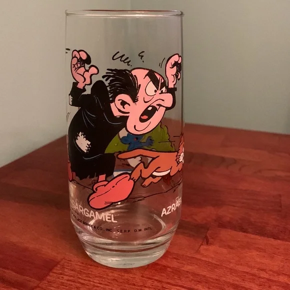 1982 Smurf glasses - Picture 2 of 9